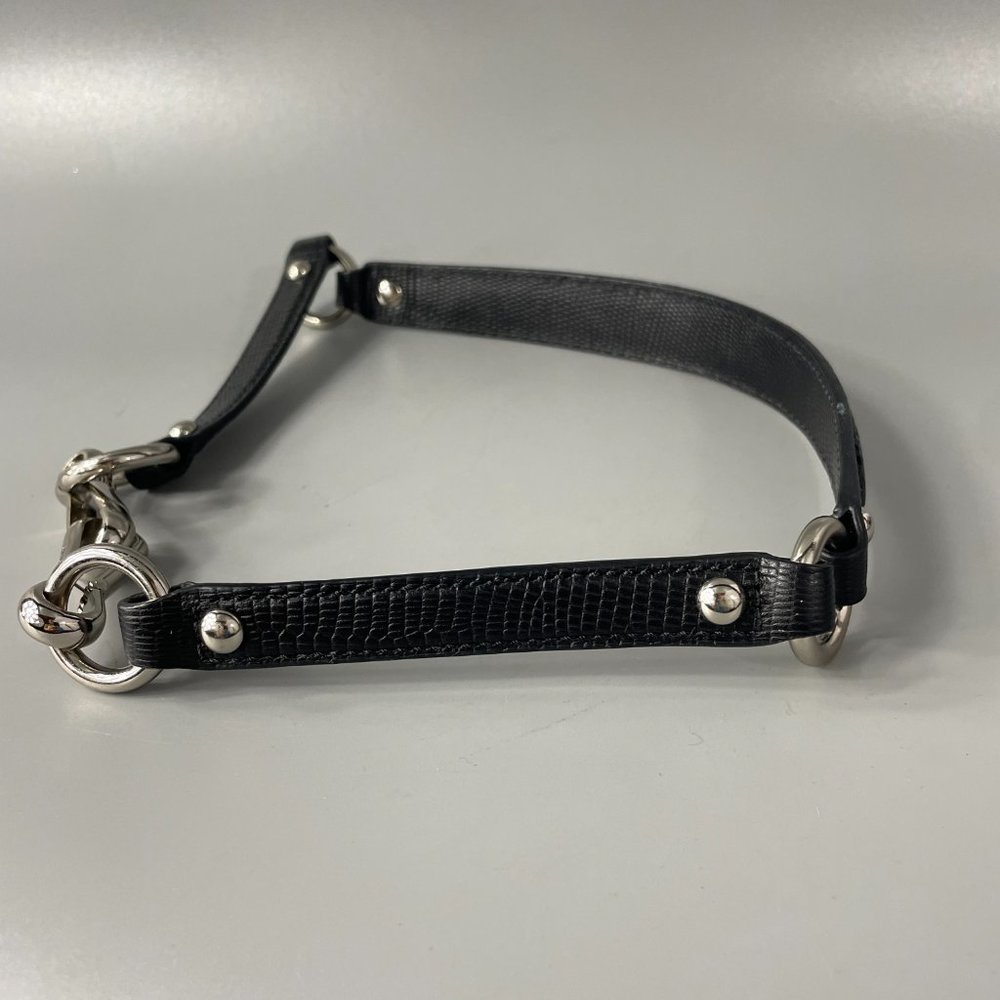 Coach Croc Print Three-Section Strap - image 3